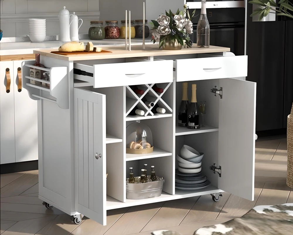 small kitchen cart island